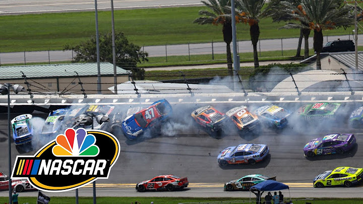 Austin Dillon avoids huge crash as rain hits at NASCAR Cup Series in Daytona | Motorsports on NBC