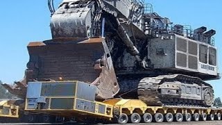 Dangerous Fastest Biggest Truck Excavator Transport Operator, Heavy Equipment &amp; Modern Technology