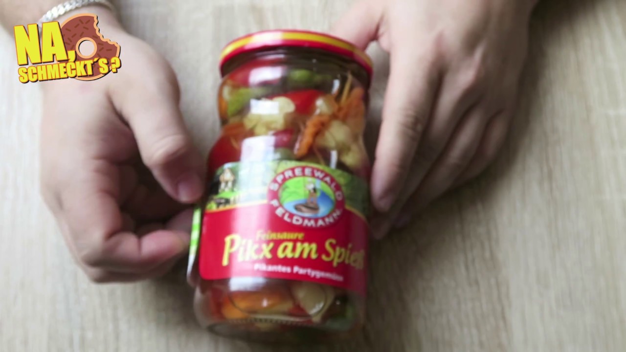 Feinsaure Pikx am Spieß von Preewald Feldmann - Partygemüse - Der Foodvlog von Na Schmeckts?