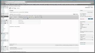 Adding a Table to a Page or Post in WordPress