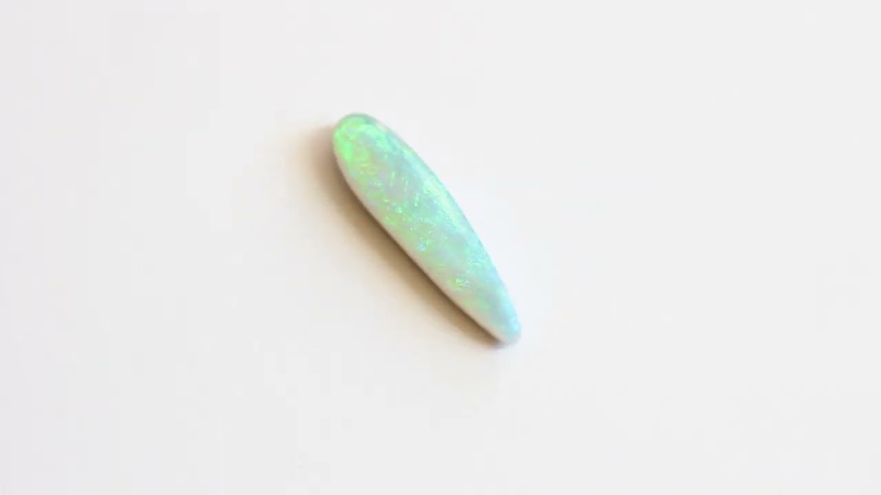 0.73ct l solid semi black opal loose stone