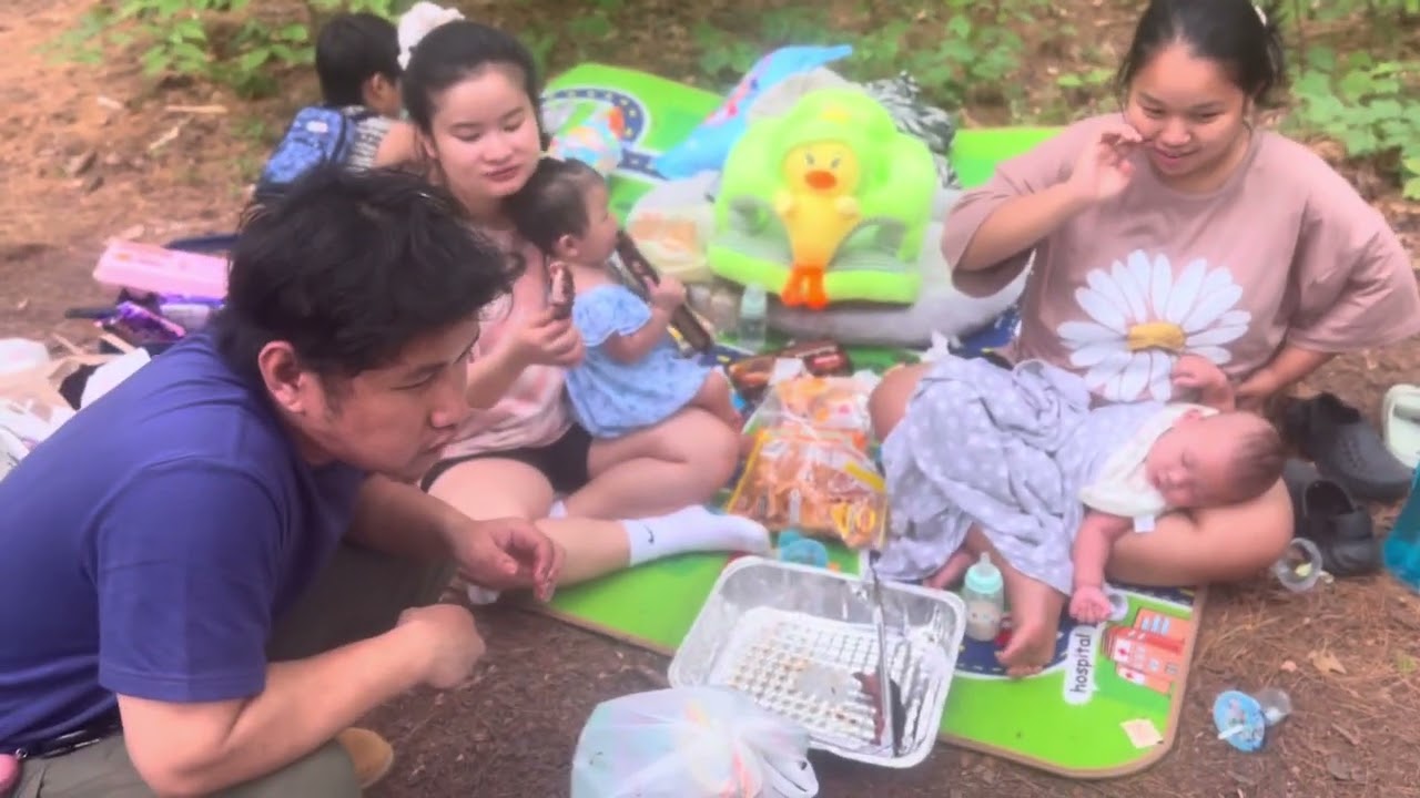 Camping with my family for the first time (Karen)