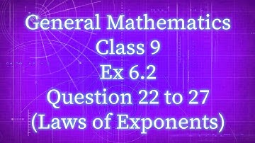 Class 9th General Mathematics Ex 6.2 Question 22 to 27