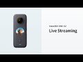 How to Live Stream with ONE X2 | Insta360 ONE X2 Tutorial #shorts