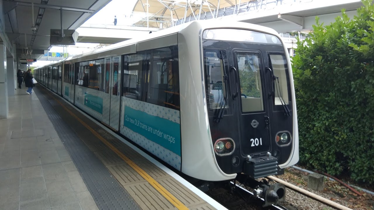 Docklands Light Railway - New B23 Stock Train - (201) - Test Run at ...