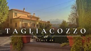 TAGLIACOZZO, Italy 4K Walking Tour — Hidden Gem in Abruzzo | Relaxing City Walk