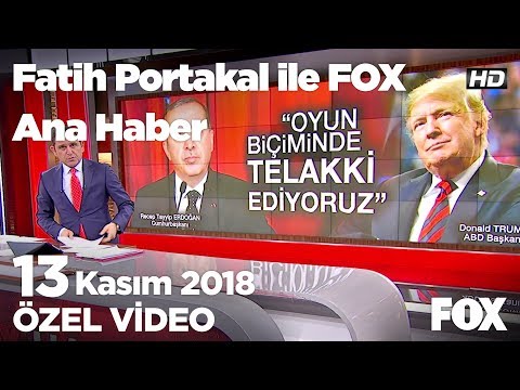 Bahçeli: Fesli münafığın arkasında durdun!  13 Kasım 2018 Fatih Portakal ile FOX Ana Haber