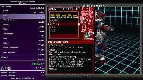 Custom Robo All Parts Speedrun in 5:30:32