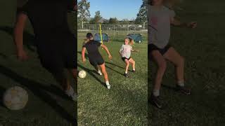 Decision Making and 1v1 exercise using Blazepods