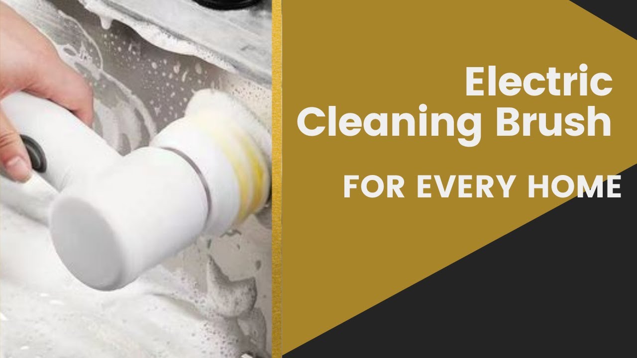 Electric Cleaning Brush Kitchen Cleaning Tool USB 5in1 Handheld 