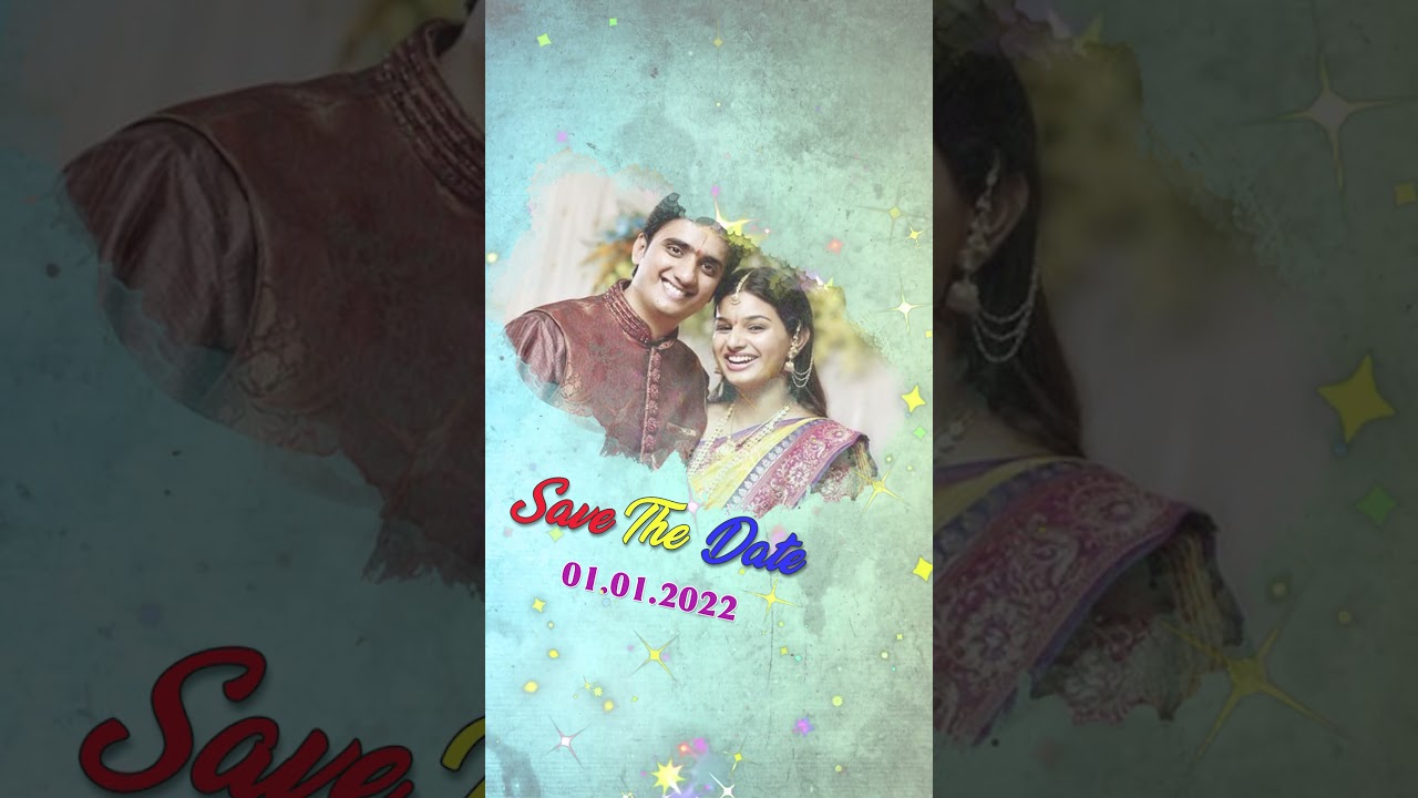 SAVE THE DATE // ADOBE CC  // VERTICAL PROJECT