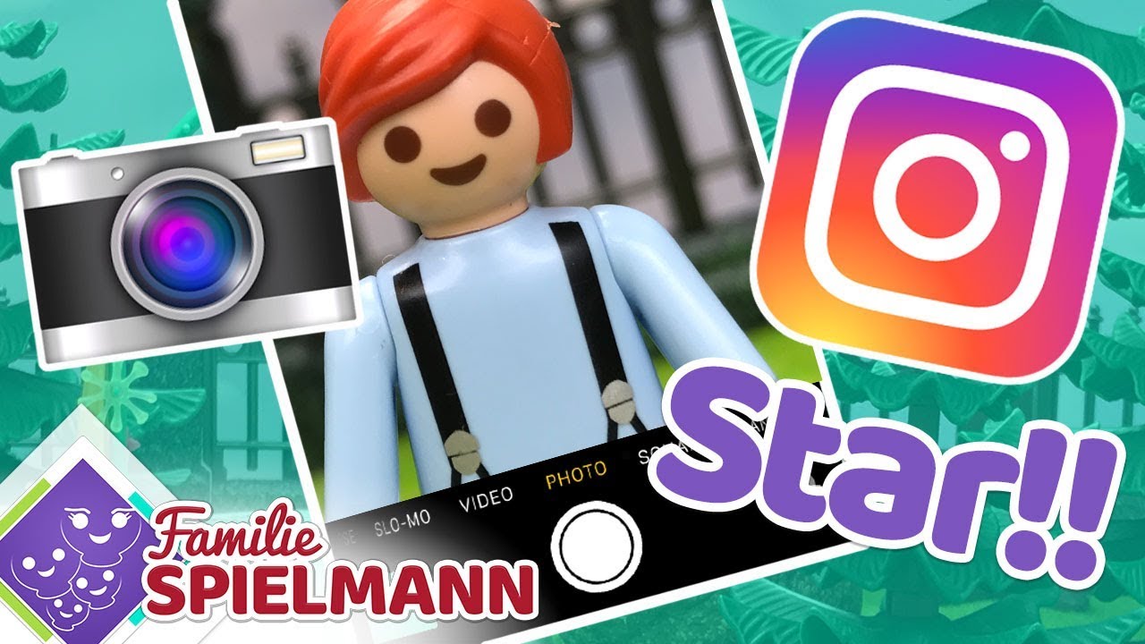 Erik will Instagram Star werden - aus Liebe zu Lotta 💞 ! Playmobil Familie Spielmann