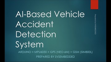 PPT On Accident Alert System Project Using Arduino SIM800L and GPS Module