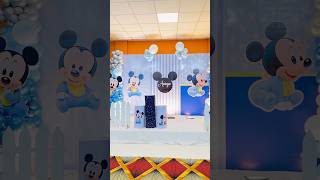 mickey mouse birthday theme decoration,mickey mouse decoration ideas for birthday party