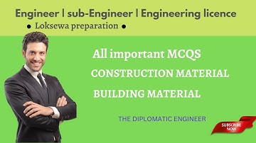 Construction material mcq | MCQ on Building materials | loksewa preparation | engineering licence