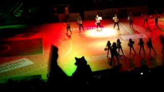 Plymouth raiders-foxy dunking using trampoline