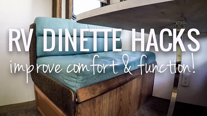 RV Dinette Hacks to Improve Comfort & Function! || RV Living || Renovations & Repairs