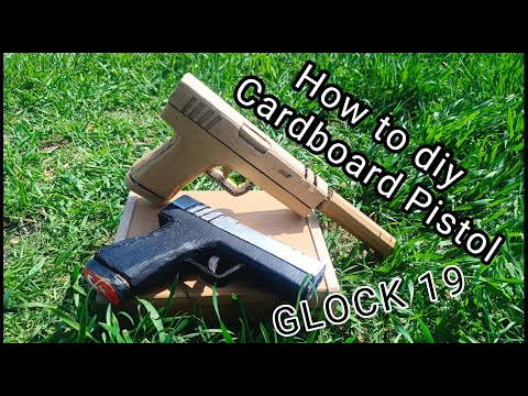 KARTON TABANCA ve SİLAH YAPIMI  -  DİY CARDBOARD GUN How To Cardboard gun #cardboard