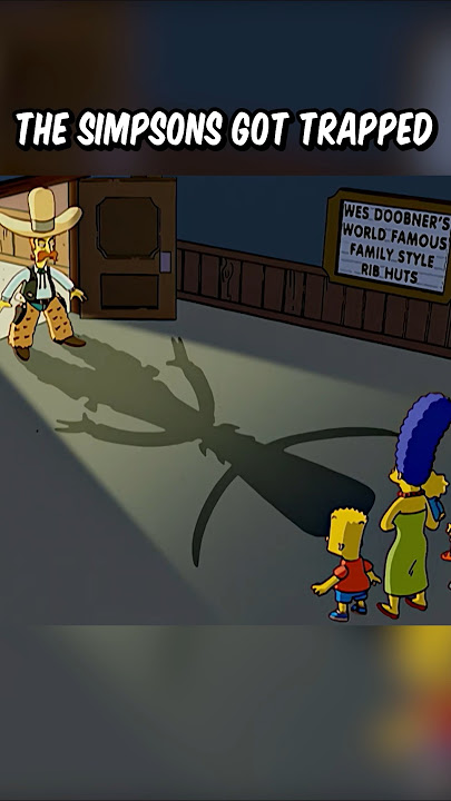The Simpsons got trapped