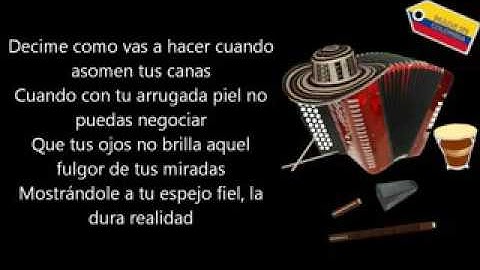 Mujer marchita Jorge Oñate Letra