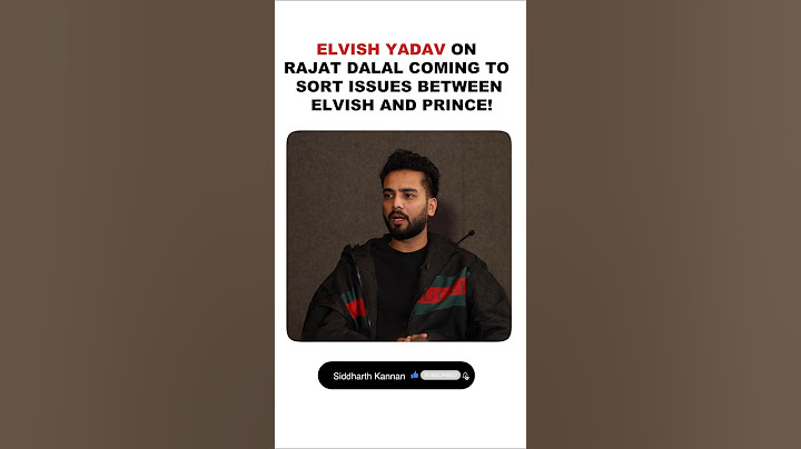 Elvish Yadav on Rajat Dalal!