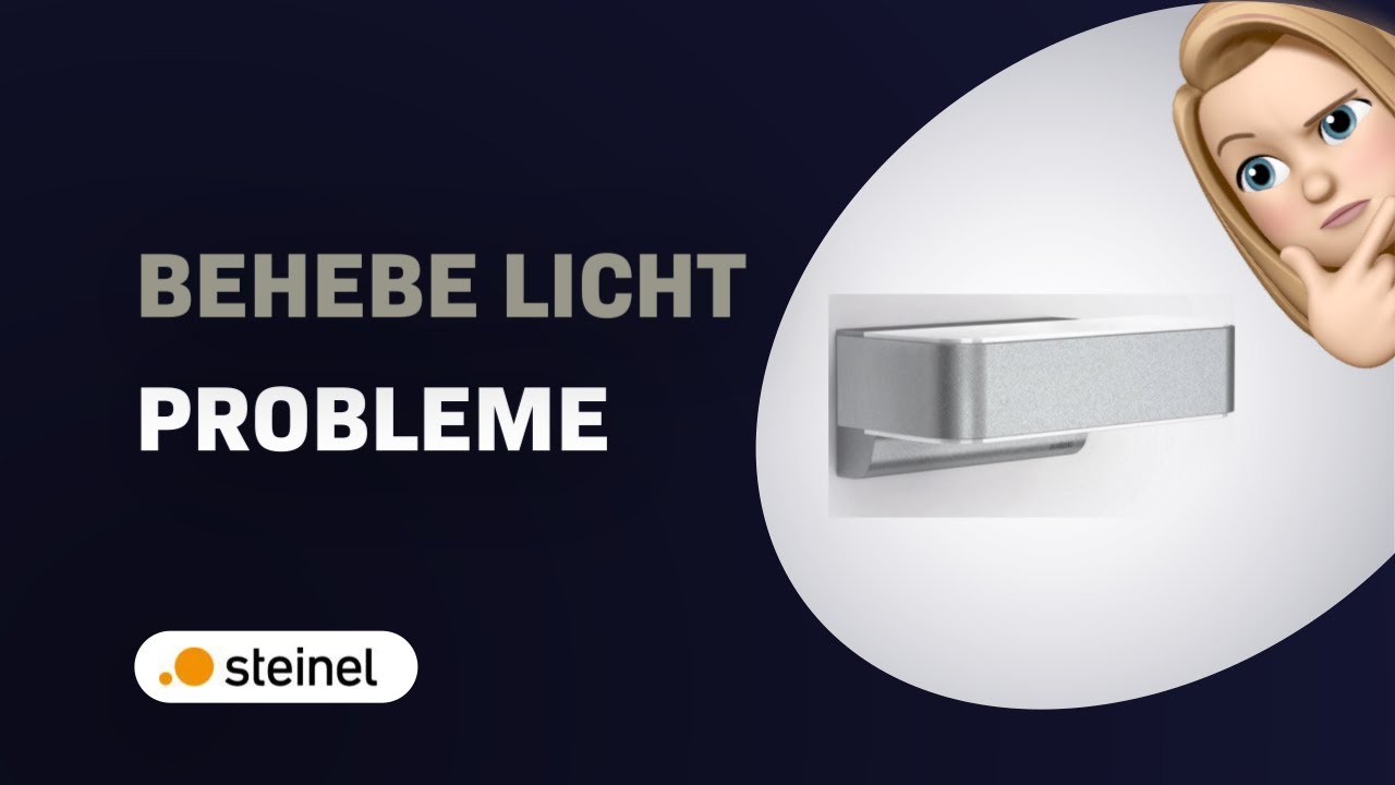 Steinel Bewegungsmelder Dauerlicht Problem