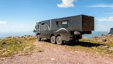 hairpin turns with the expedition vehicle • World tour