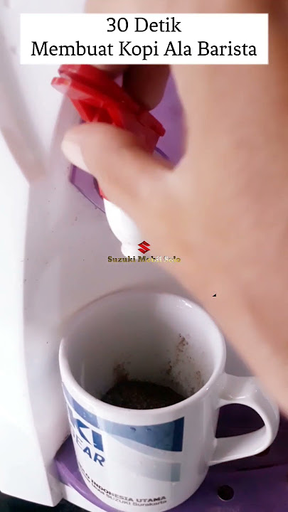 30 detik membuat kopi ala barista