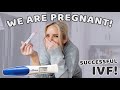 I'M PREGNANT! IVF SUCCESS + LIVE PREGNANCY TEST! 🤰🏼👶🏼