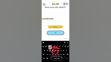 Brain out levels 60 What Comes After AEBFC?  #shorts #gaming #viral