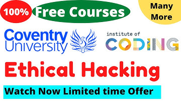 Coventry University Free Online Professional Courses Ethical Hacking YouTube #DeepShukla