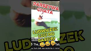 LUDI LECI DO BASENU #parszywa #chata #ludwiczek #lukas #bielon #noras #bezrąk #primemma #viralshort