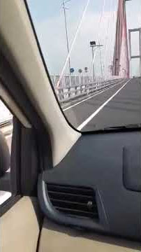 Day and Night Trips on the Suramadu Bridge // My Car Trip#shorts