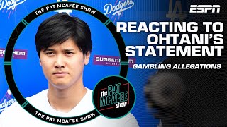 Reacting to Shohei Ohtani’s statement on gambling accusations | The Pat McAfee Show