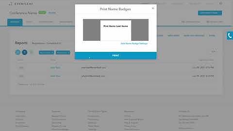 How To Print Event Badges for Events And Conferences With Eventleaf Event Management Software