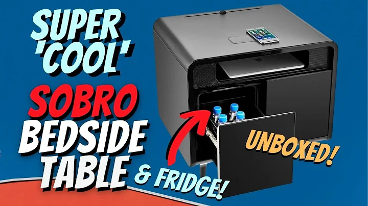 SOBRO Smart Side Table Unboxing - It Has a Fridge! 🆒🛋️