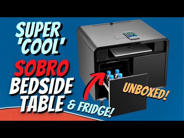 SOBRO Smart Nightstand with FRIDGE 🧊 [Demo] 