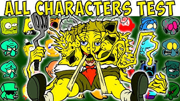 ALL CHARACTERS TEST | FNF Character Test | Gameplay VS Playground