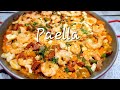 Paella pa&#39;todos #recetas #arroz #camarones #shorts #elrincondegloria