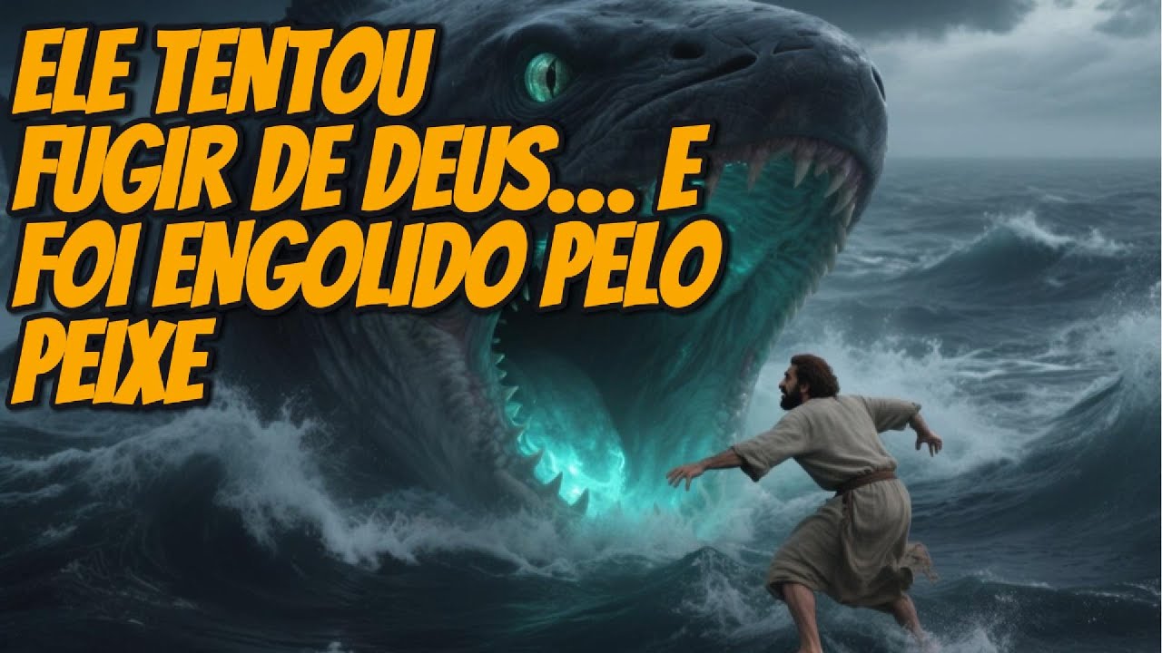 O profeta que tentou fugir de Deus e foi engolido por um grande peixe.