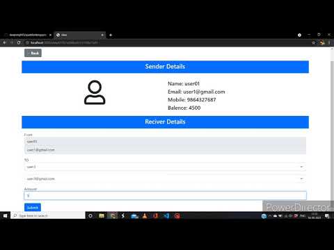 TSF Project | Basic Banking System | WebApp | #HTML #CSS #JS | #NodeJS | #MongoDB