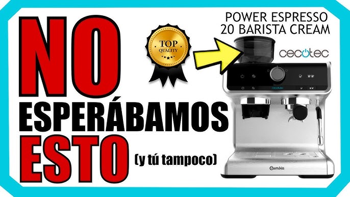 Power Espresso 20 Barista Aromax : une cafetière semi-automatique  accessible chez Cecotec - Les Numériques