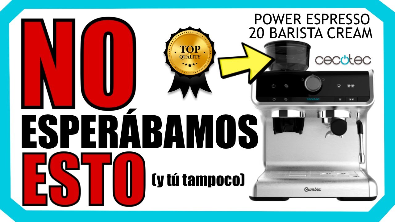 ⚡️¡Probamos la POWER ESPRESSO 20 MATIC!  👍🏻 ¡CAFETERA EXPRÉS DOMÉSTICA  BARATA con VAPORIZADOR! 