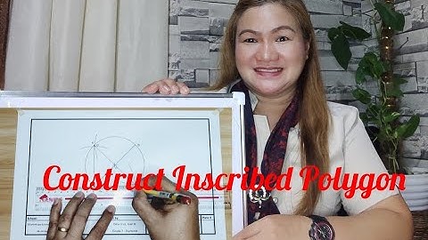 Construct Inscribed Polygon. Quadrilaterals. Parallelogram. Educational videos on Technical drawing