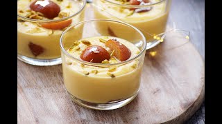 Custard Gulab Jamun Recipe - Fusion Indian Dessert for Diwali