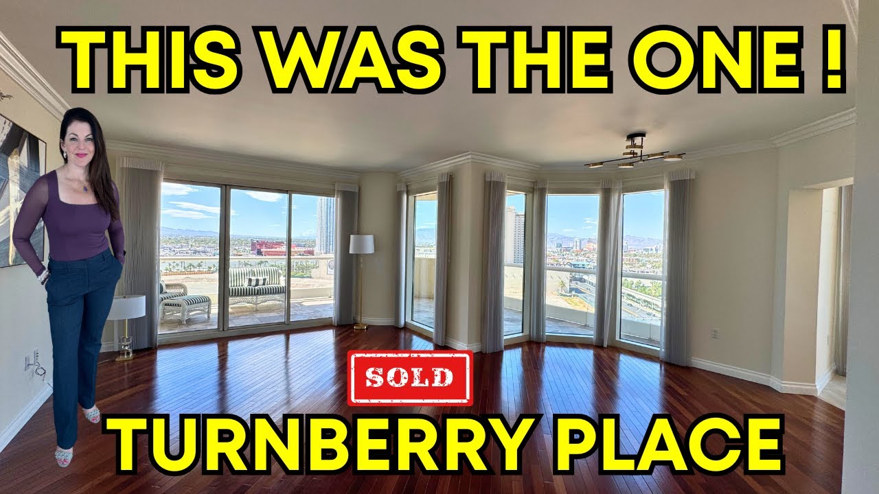 SOLD! Turnberry Place Las Vegas Corner Condo w/ Huge Balcony That Was Meant to Be!