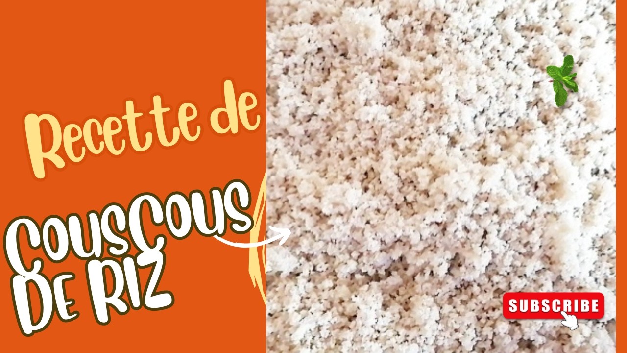 Recette de couscous de riz #healthyfood #easyrecipe #mangersain #mangernaturel #Bachi