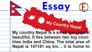 My country Nepal Essay 🇳🇵 10/20 Paragraph lines on My country Nepal/  Best Trading apps in Nepal screenshot 1
