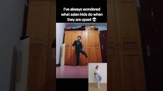 Asian Kid Starts To Break Dance When He Upset #shortvideo