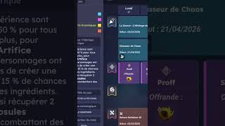 actu dofus 01 05 2026 +50% xp métier #kamas #dofus